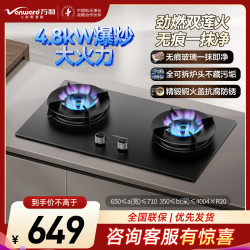 万和 液化气燃气灶具4.8kW一级能效JZY-C7L50