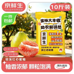 京鲜生 福建琯溪蜜柚 净重10斤 大小果混发 源头直发