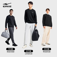 鸿星尔克 男 常规圆领长袖卫衣 51224002024