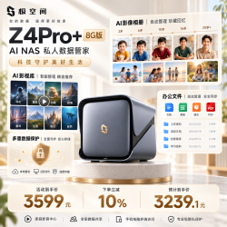 极空间 智能AI NAS网络存储  8GB