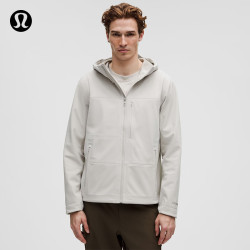 lululemon 丨Cross Chill 男士城市越野夹克 防风拒水抗淋雨渗透 LM4ATWS 鸽子灰 2XL