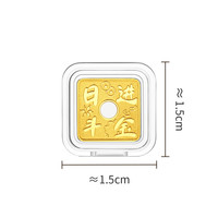 周大福 日进斗金系列 黄金金章