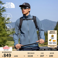 北面 8JS6 防风防泼水 岩霜灰 S 软壳外套