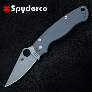 SPYDERCO 美国进口spyderco蜘蛛C81系列户外高硬度粉末钢野营便携折叠刀EDC C81GPDGY2