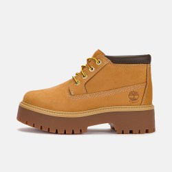 Timberland 官方女鞋中帮大黄靴厚底增高抓地防水偏大|A5RF9