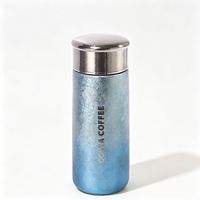 COSTA 咖世家 保温杯纯钛0涂层抗菌 迷你便携口袋杯子女水杯 蓝色 260ml