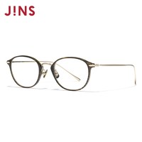 JINS 近视眼镜女细圆框显瘦β钛架可加配防蓝光镜片UUF25S203