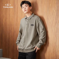唐狮 领长袖polo