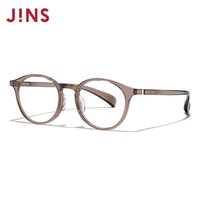 JINS 近视眼镜360°系列轻量圆框架可加配防蓝光镜片URF24S200