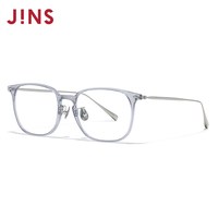 JINS 近视眼镜大方框修颜男女β钛架可配防蓝光镜片UUF25S148