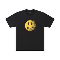 DREW HOUSE 尘爆笑脸图案纯棉短袖T恤 太平洋蓝 XS