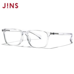 JINS 近视眼镜360°系列男女方框架可加配防蓝光镜片URF24S201