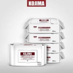 KOJIMA 10包Kojima宠物湿巾狗狗猫咪专用湿巾纸宠物除臭湿纸巾去泪痕80抽