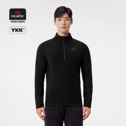 伯希和 户外骑行服男款Polartec Micro轻量抓绒打底上衣