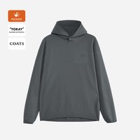 移动端：伯希和 户外长袖T恤男女同款TORAY亲肤连帽运动卫衣华夫格休闲上衣