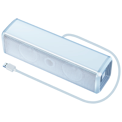SADA 电脑音响笔记本台式机迷你 PS5游戏音箱 一线通USB外接有线喇叭家用大音量桌面2.0低音炮V
