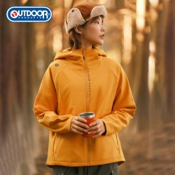 OUTDOOR PRODUCTS 加州云雀软壳外套收腰女防泼透气感加绒多巴胺