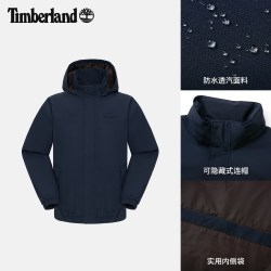Timberland 官方男装外套防水防风秋季新款隐藏式风帽|A287A