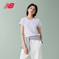 移动端：new balance NB官方正品26新款女款潮流舒适运动短袖T恤WT61726F