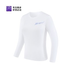 必迈 运动云感圆领长袖速干衣男训练服女透气轻弹上衣吸湿排汗T恤
