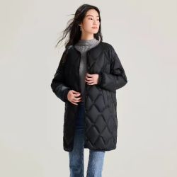 雪中飞 女士中长款轻薄羽绒服