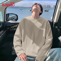班尼路 100%棉 26秋季新款柔软舒适宽松圆领打底衫