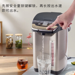TIGER 虎牌 电热水瓶VE真空保温无蒸汽防漏防烫伤上盖可拆沸腾除氯日本原装进口电热水壶