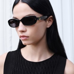 Dior 墨镜女时尚字母窄框防晒遮阳太阳镜 OBLIQUE B1F