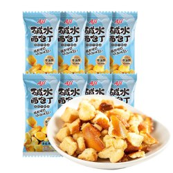 Aji 碱水面包干海盐味焦糖面包丁28g*8包