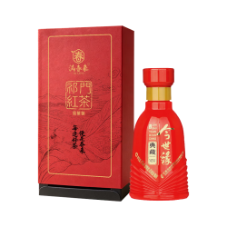 今世缘 典藏mini白酒42度125ml 祁门红茶特级毛峰16g品鉴套装
