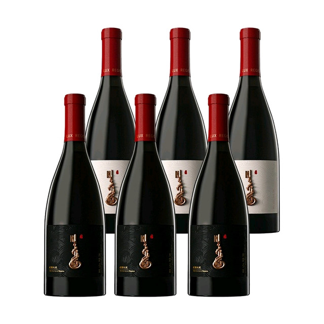 国货之光黑白配：類人首 老藤秘藏系列 马瑟兰+西拉 干红组合750ml*6支