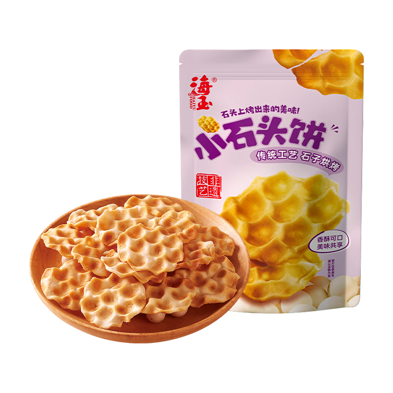 海玉 小石头饼 番茄味 108g 袋装 饼干