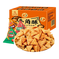 比比赞 牛角酥混合味 400g 锅巴