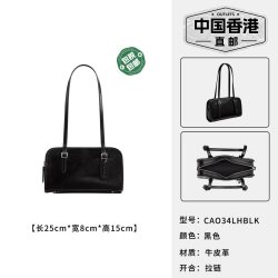 COACH SWING纯色女皮革士腋下斜挎时尚单肩手提包