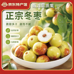 异果恋 冬枣新鲜脆枣 山西运城牛奶冬枣现摘现发水果礼盒装整箱 5斤装 普通快递