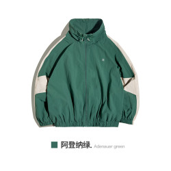 马登 可拆卸双拉链 男士夹克  绿色 阿登纳绿 L