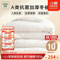 然牌 冬季酒店专用被子 A类抗菌加厚酒店被芯 双人冬被10斤220x240cm