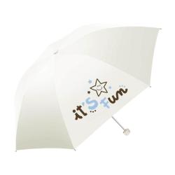 天堂伞 黑胶防晒防紫外线 晴雨两用折叠伞