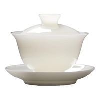 苏氏陶瓷 冰种玉瓷盖碗 150ml 功夫茶具
