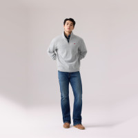 Levi's 李维斯 加绒立领LOGO 灰色 M 男士卫衣