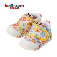 HOT BISCUITS MIKIHOUSE MIKIHOUSE宝宝学步鞋婴儿鞋满熊印花室内鞋秋童鞋新款HOTBISCUITS