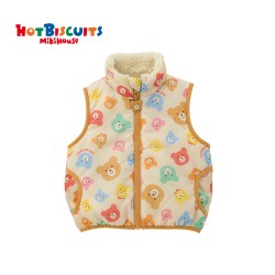 HOT BISCUITS MIKIHOUSE MIKIHOUSE儿童马甲女童两穿马甲满熊摇粒绒保暖春秋HOTBISCUITS