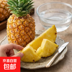 京喜加 正宗海南金钻凤梨新鲜水果树熟手撕凤梨商超品质大果 净重4.5-5斤 单果650克+