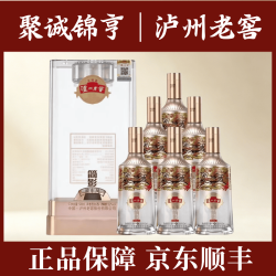 泸州老窖 老窖股份出品  浓香型白酒 礼盒装 送礼自饮酒 52度 500mL 6瓶 简影系列 醉东风