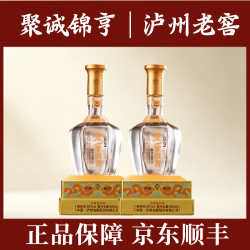 泸州老窖 老窖股份出品   礼盒装 浓香型 白酒  52度 500mL 2瓶 老窖酒香N9 双支