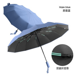 温诗欧 16骨双龙骨抗风黑胶太阳伞