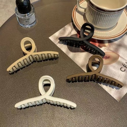 纤姿色 适合年轻人鲨鱼夹磨砂抓夹四件套后脑勺盘发大号鲨鱼夹简约大抓夹