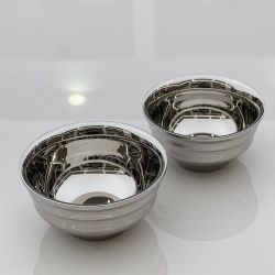 304不锈钢家用碗双层竹节碗防烫耐摔厨房家用吃饭碗汤碗