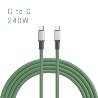TEGIC 快充PD磁吸硅胶数据线 Type-C转Lightning