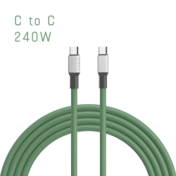 TEGIC 快充PD磁吸硅胶数据线 Type-C转Lightning